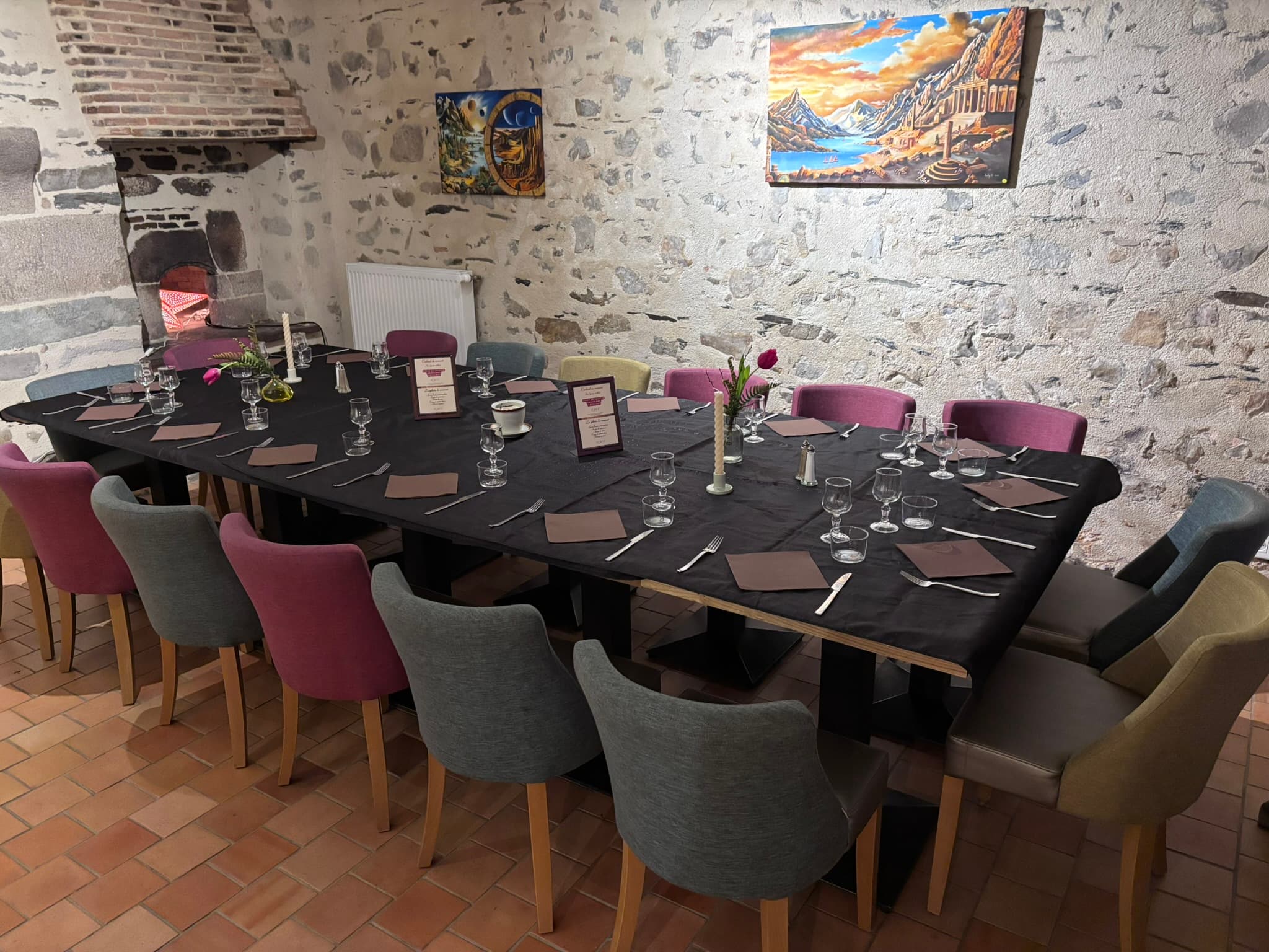 Charlotte au chocolat, crème anglaise et fraise